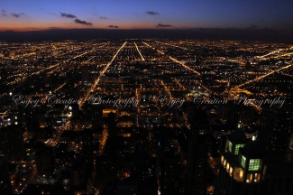 Chicago at Sunset